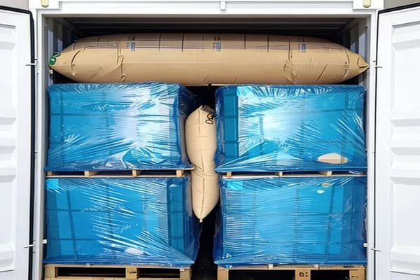 Cargo shifting inside a truck during transport