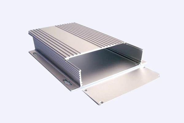 A photo comparing an empty cabinet with a full energy storage system