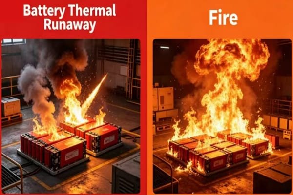 Thermal runaway risk comparison chart